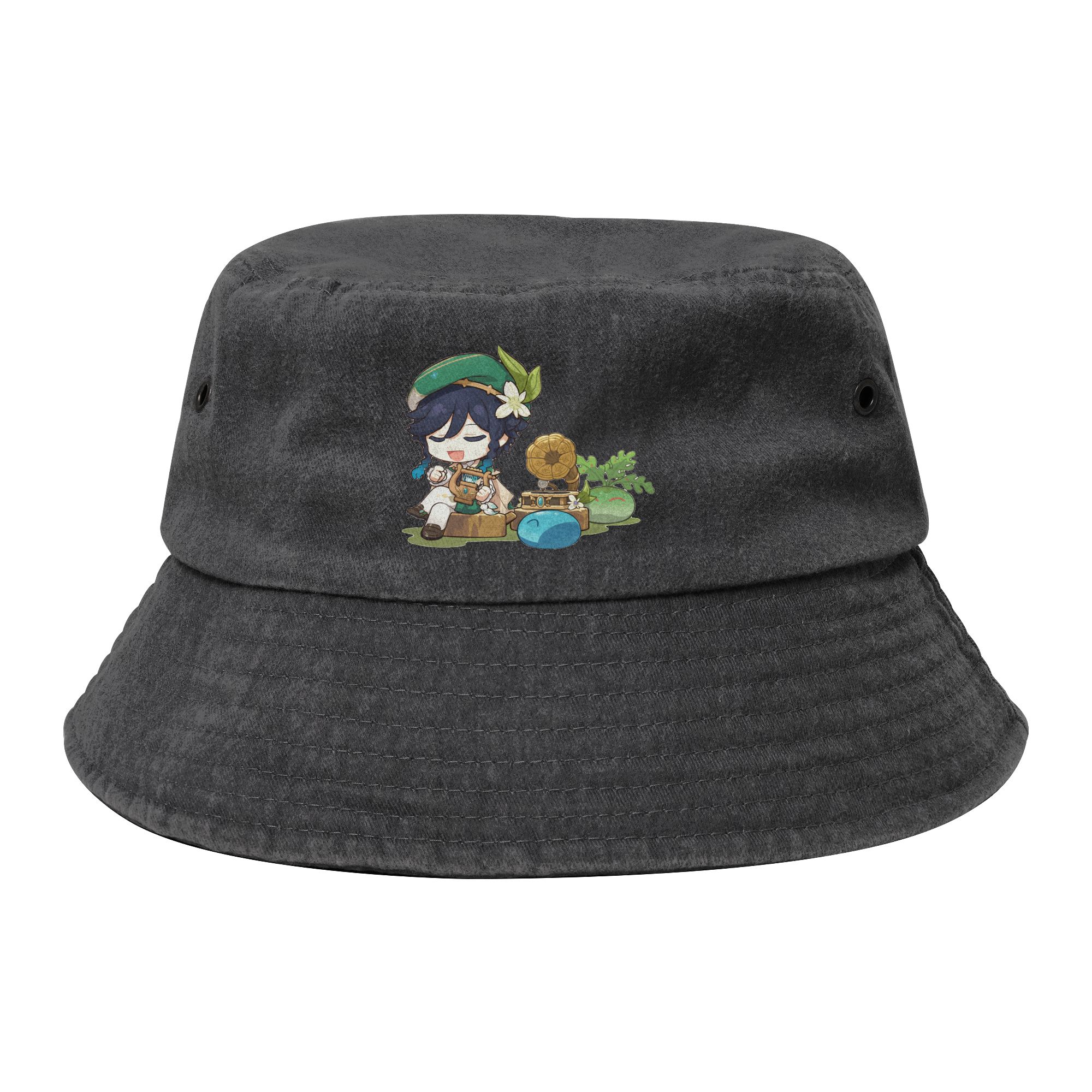 Outdoor Sport Ideas - Mannen Vrouwen Distressed Washed Bucket Hat