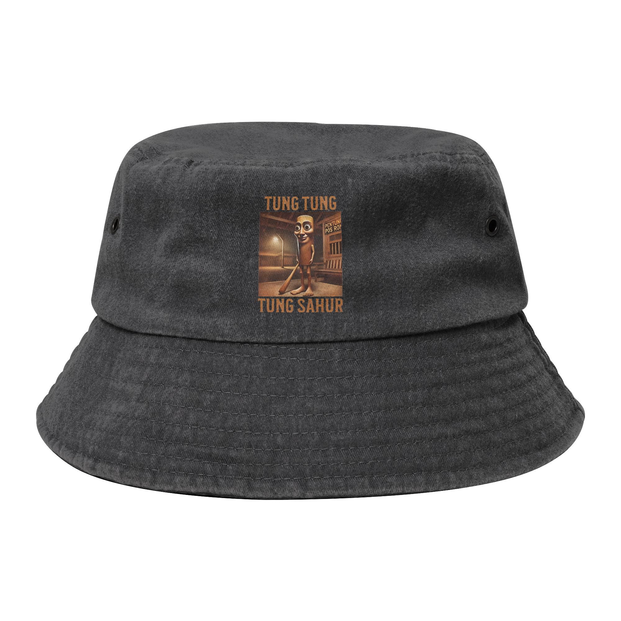 Outdoor Sport Ideas - Mannen Vrouwen Distressed Denim Bucket Hat