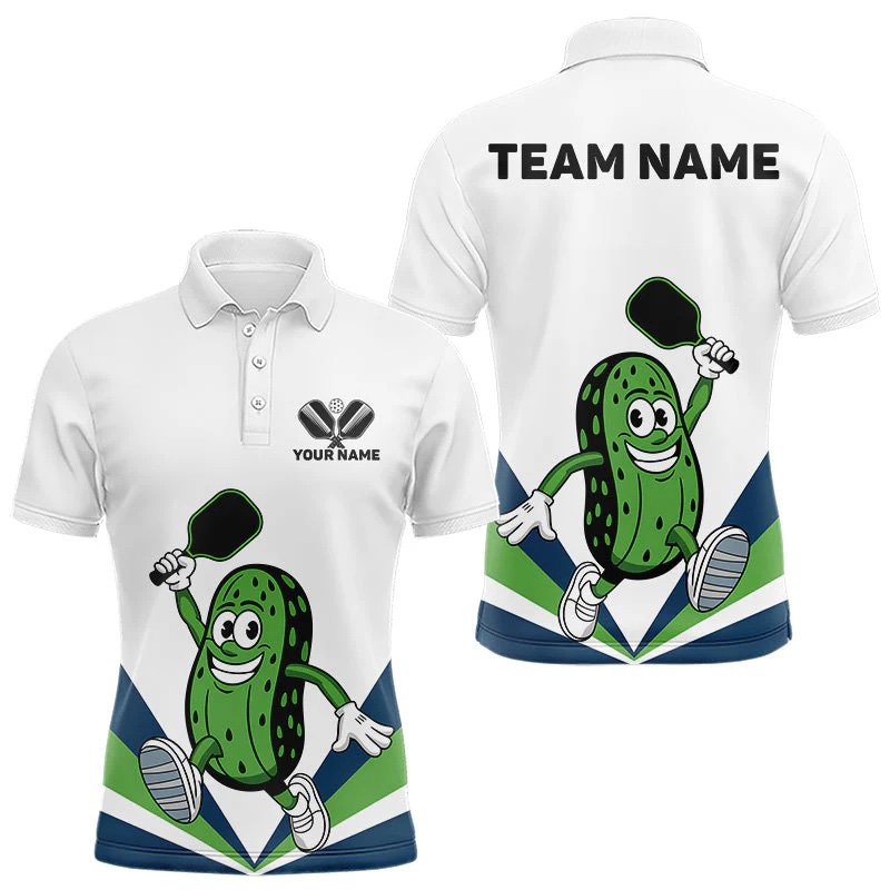 Outdoor Sport Name - Aangepaste teamnaam Pickleball uniform poloshirt heren