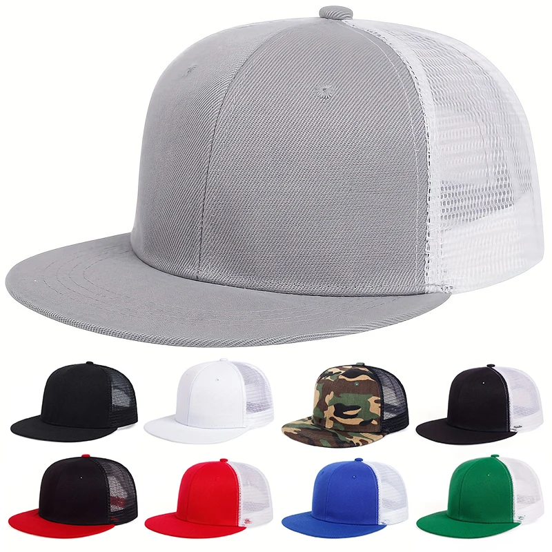 Outdoor Sports Net - Unisex eenvoudige hiphop-nettenhoeden Lente en zomer