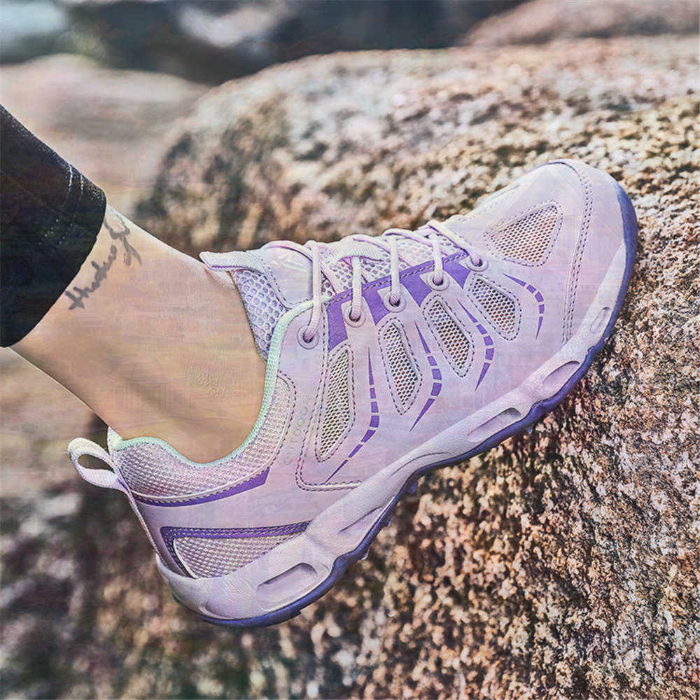Outdoor Sport Ideas - Sumer Ronde Tip Zilveren Sneakers Tennisschoenen