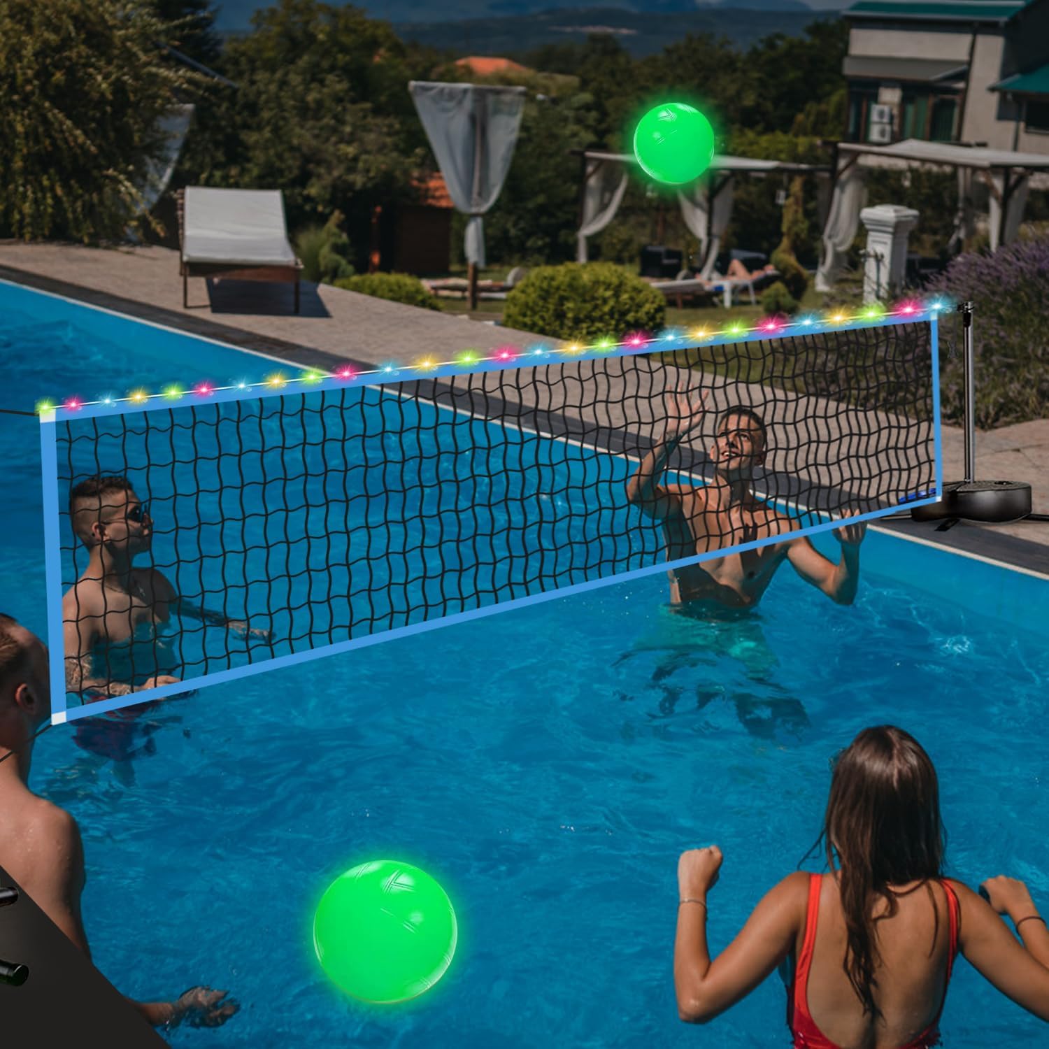 Outdoor Sports Net - Draagbare LED volleybalnet voor buiten met