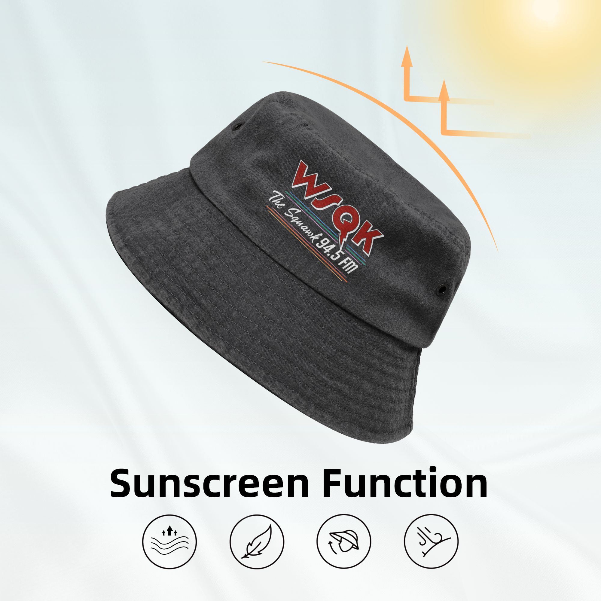 Unisex Bucket Hat WSQK The Squ - Outdoor Sport Ideas recensie en prijs