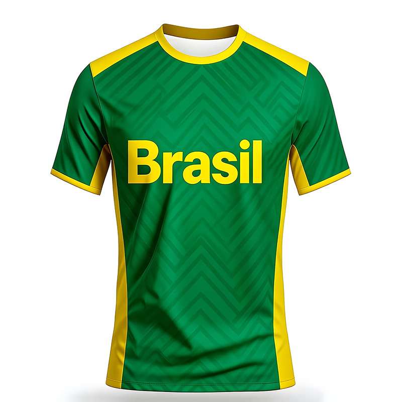 Brazilië voetbalshirt T-shirt  - Outdoor Sport Name recensie en prijs