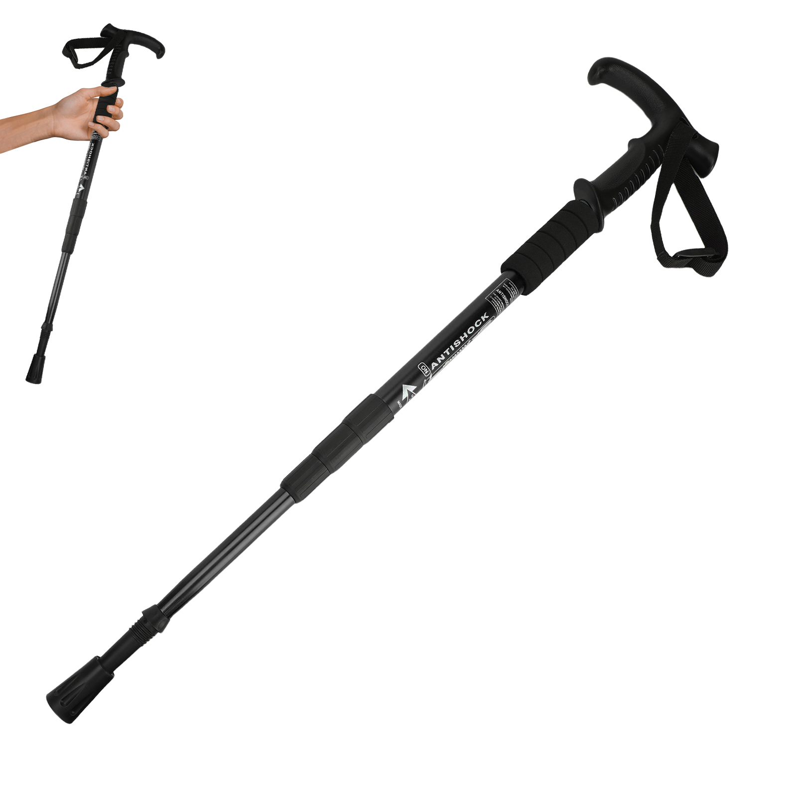 Wandelstok van aluminiumlegeri - Outdoor Sport Climbing Gear recensie en prijs
