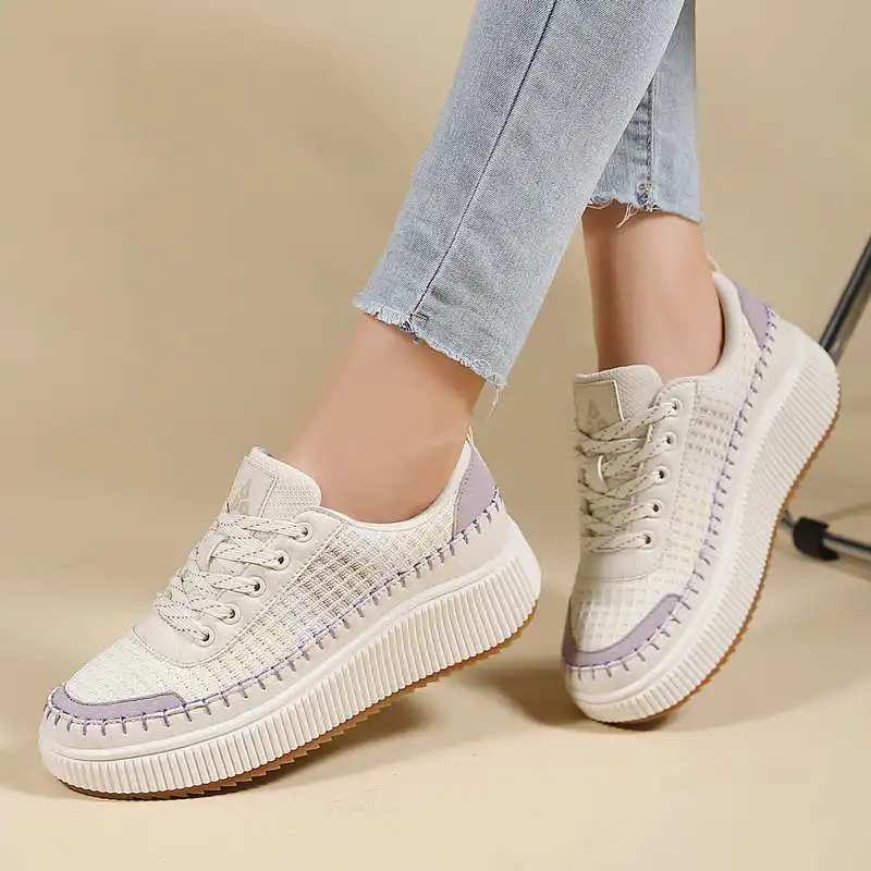 Bruine schoenen Dames Flats He - Outdoor Sport Name recensie en prijs