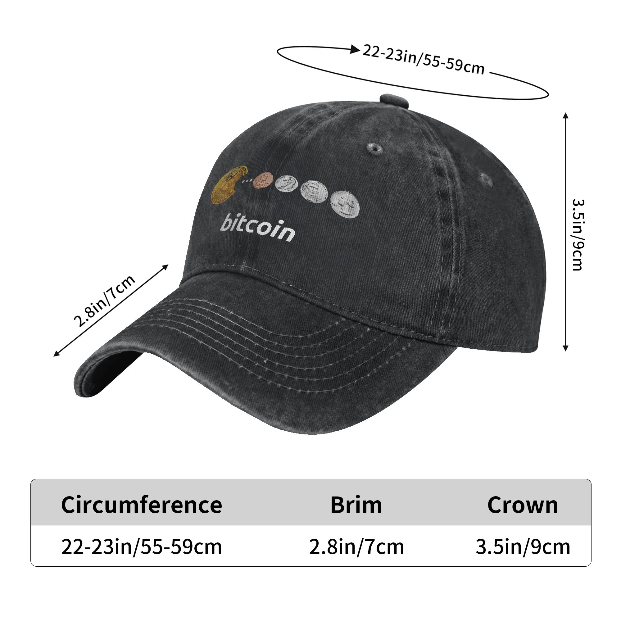 Bitcoin Sun Baseball Cap y2k C - Outdoor Sport Ideas recensie en prijs