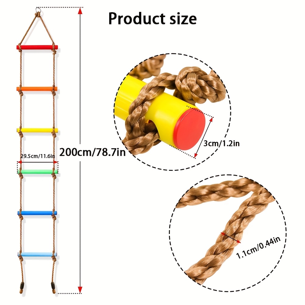 1pc Kleurrijke kinderklimladde - Outdoor Sport Climbing Gear recensie en prijs
